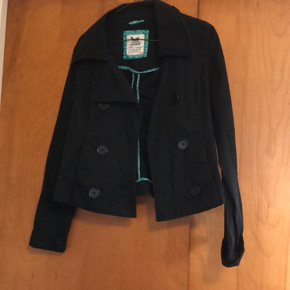 Black jean jacket
